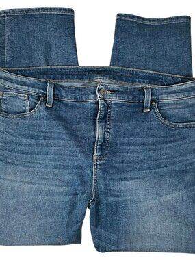 Chico's Girlfriend so slimming Slim leg Crop jeans Women's 3(16)